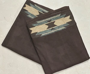 New Croscill Home European 26"×26" Pillow Sham 2 Piece Set Rust Brown - Picture 1 of 10