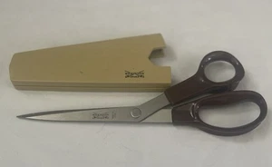 Vintage WILKINSON SWORD Schere im Spitzer Etui Nähen Schneider Stoff Basteln Schere - Bild 1 von 15