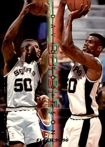 1995-96 Fleer Ultra Basketball NBA David Robinson Double Trouble Insert #11 - Picture 1 of 2