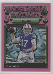 Boleto ganador óptico Panini Contenders 2021 Pink Prizm/75 Josh Allen #WT7 - Imagen 1 de 3