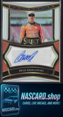 2025 Panini Select #S-BKW Brad Keselowski Signatures - Image 1 of 2
