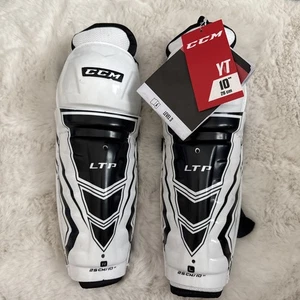 CCM Flyers LTP 10" Hockey Shin Guards - Picture 1 of 3