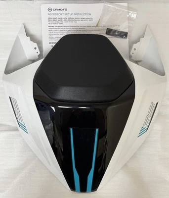 1-2023-2025 CF Moto CF450SS OEM Rear Race Seat Cowl B&W #6AQV-801300-1000 #L862 - Image 1 of 4