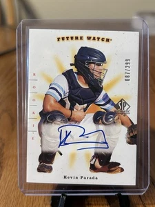 2023 UD Goodwin Champions #01T-PA Kevin Parada (Future Watch - Auto) #D /299 - Picture 1 of 2