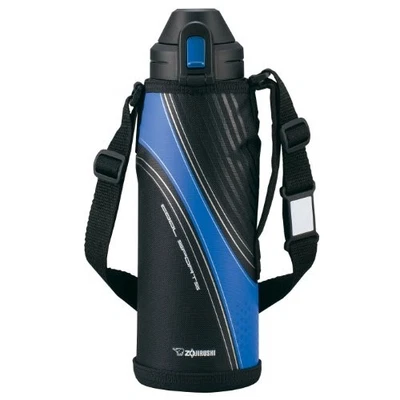 Botella de agua fría de acero inoxidable Zojirushi 1,03 L azul SD-AD10-AA importación de Japón Foto 1 de 2