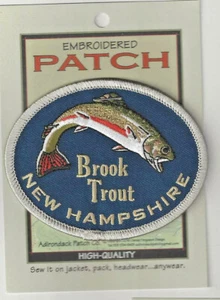 Brook Trout New Hampshire Souvenir Patch NH009 - Picture 1 of 1