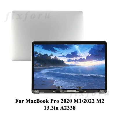 For Macbook Pro 2020 2022 13.3" A2338 3578 8162 LCD Screen Replacement Assembly - Image 1 of 4