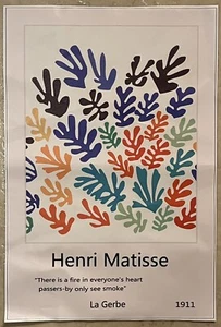 La Gerbe by Henri Matisse 1911 ✅ Canvas Poster Print Wall Art ✅ Quote ✅ 12x18 in - Picture 1 of 8