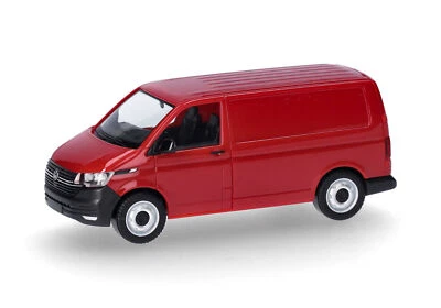 HERPA - Fourgon de couleur rouge - VOLKSWAGEN T6.1 - 1/87 - HER096799-002 - Photo 1/4