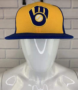 Milwaukee Brewers New Era On-Field Low Profile ALT 59FIFTY eng anliegende Mütze 7 1/2 - Bild 1 von 8