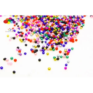 New 1000 pcs Glass Color mixing Micro Beads small No Hole 1.5-2mm Nail Art - Picture 1 of 5