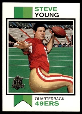 1996 Topps 40th Anniversary Steve Young San Francisco 49ers #18 - Image 1 of 2