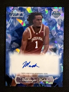 2023-24 MACKENZIE MGBAKO BOWMAN CHROME U SAPPHIRE SELECTIONS ROOKIE RC AUTO /50 - Bild 1 von 2