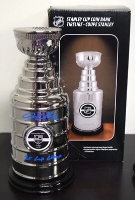 Jonathan Assinado Rápido "2x Cup Champ" LA Kings 14 Polegadas Stanley Cup Trophy JSA CERTIFICADO DE AUTENTICIDADE - Imagem 1 de 4