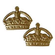 English Phone Booth Emblem Gold or Red Royal Crown Box Set of Two