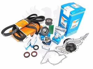 VW Audi Deluxe Timing Belt Tensioner Water Pump Kit 2.7T 2.7 A4 A6 Allroad 98-04 - Foto 1 di 1