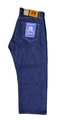 Kojima Genes X Frisbee 14oz Ribete Denim Japonés Nuevo con Etiquetas Botón Fly 40 Foto 1 de 4