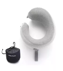 Cushion Lab Travel Pillow Award-Winning Patented Ergonomic Design for Chin & ... - Picture 1 of 3