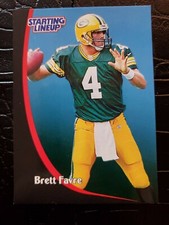 1998 Kenner Starting Lineup Brett Favre card #NNO