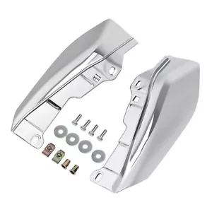 Chrome Mid-Frame Air Deflectors Fit For Harley Touring Street Glide 2009-Up US - Picture 1 of 8