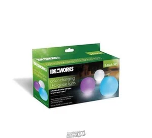 16" S/3 Color-Changing LED Globe Light - Picture 1 of 2