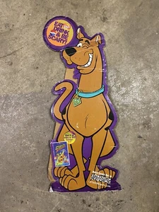 Vintage Rare 2000s Lays Cartoon Network Scooby Doo VHS Cardboard Cutout - Picture 1 of 8