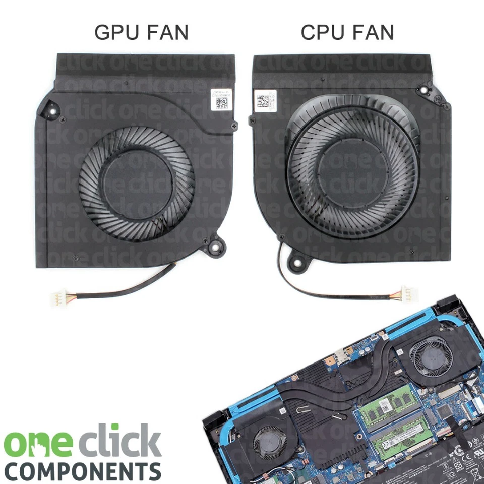 For Acer Predator Helios 300 PH315-53 CPU and GPU Cooling Fan Replacement - Image 1 of 1