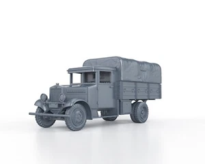 WWII - POLISH FIAT PF-621L WITH CANOPY 3D printed model 1/48 1/56 1/72 1/87 - Imagen 1 de 5