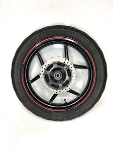 2008 2012 Kawasaki Ninja 250 r Ex Rear Back Wheel Rim Rotor Tire Hub OEM - Picture 1 of 17