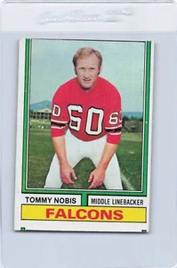 1974 Topps #160 Tommy Nobis Falcons Signed Auto *K5422 - Picture 1 of 2
