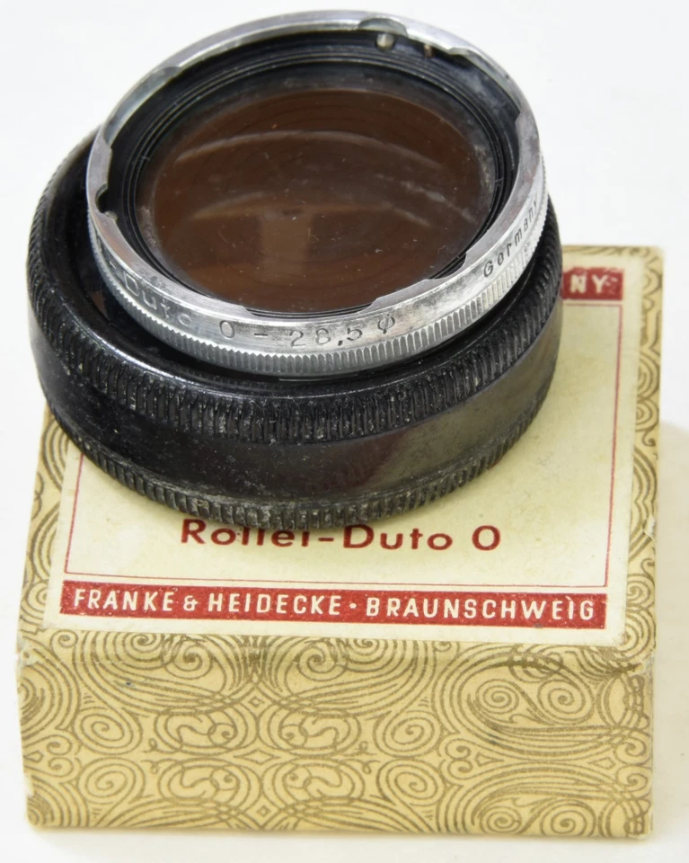 ROLLEI TLR RI Duto 0 + Bakelite Case - Boxed - Rolleiflex Rolleicord - - Image 1 of 1