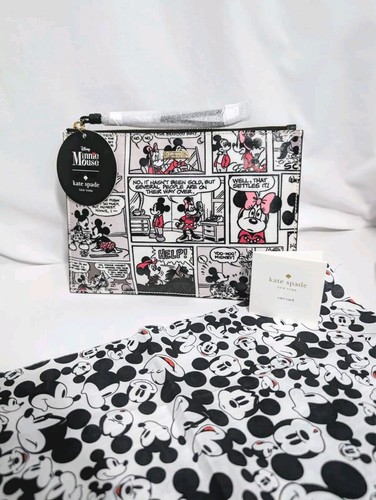 Kate Spade New York Disney Minnie Topolino fumetto striscia media Bella Wristlet