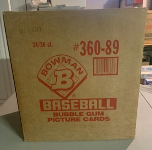 1989 Bowman Baseball Hülle - Fabrikversiegelt - Bild 1 von 6