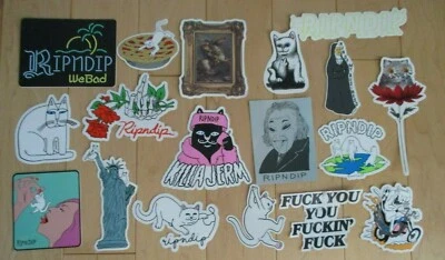 RIPNDIP rip n dip Nermal 18 STICKER PACK lot decal skate street laptop