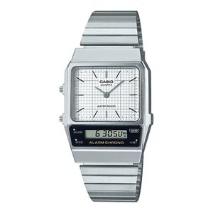 CASIO AQ-800E-7AEF OROLOGIO UNISEX ACCIAIO RETTANGOLARE 32x41 VINTAGE SOTTOCOSTO - Foto 1 di 3