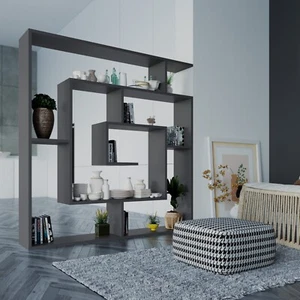 Labirent Modernes Bücherregal Raumtrenner 125 x 22 x 129 cm DECORTIE - Bild 1 von 27