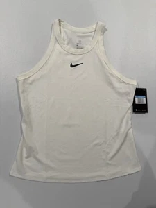 Nike Team Dri-FIT Tennis Training Court Tank Top Women's Medium White CJ1605-100 - Picture 1 of 2