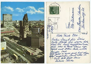 31400 - Berlin - Gedächtniskirche und Europa Center - AK, gelaufen 14.9.1970 - Bild 1 von 1