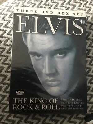 Elvis Presley  The King Of Rock 'n' Roll (DVD, 2004, 3-Disc Set, Box Set)region0 - Image 1 of 2