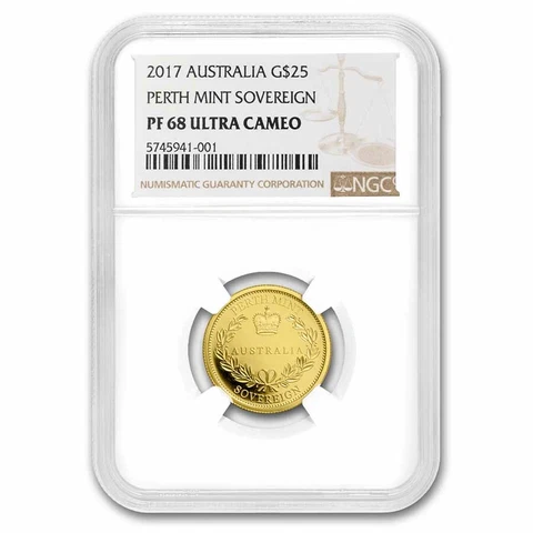 2017 Australia Gold Sovereign PF-68 NGC - SKU#237728 Cover