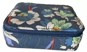 Vera Bradley small floral case Zippered Hard top and bottom soft case 4x3x1.5 in - Picture 1 of 8