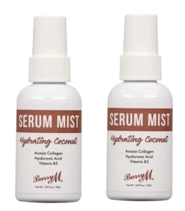 2 x Barry M Serum Mist Hydrating Coconut 50ml - Picture 1 of 2