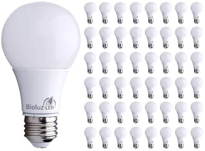 Bioluz LED 40 Watt LED Light Bulbs 4000K Cool White 6 Watts = 40W Non-Dimmabl... - Picture 1 of 7
