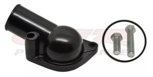 Black Zinc Water Neck For Chevy Small B 283 305 327 350 Big B 396 402 427 454 V8 - Picture 1 of 1