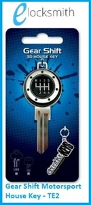 Gear Stick Motorsport House Key Blank - TE2 Keyway - Collectable - Cars - Racing - Picture 1 of 3