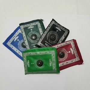 Gebetsteppich für unterwegs Reisegebetsteppich Kompass Teppich Gebet Namaz Islam - Bild 1 von 11