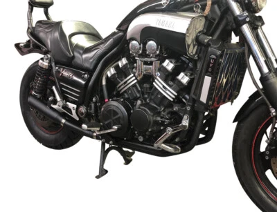 StreetPro 4-2 Full Performance выхлоп с глушителями Slash Cut черный Yamaha Vmax - Изображение 1 из 4