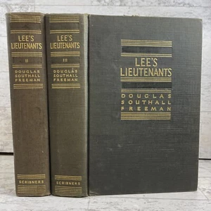 Lee's Lieutenants- Douglas Southall Freeman 2 Volume Lot - II, III -1944 & 1945 - Imagen 1 de 11