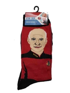 Calcetines STAR TREK Crew Captain Picard para hombre talla 10-13 - Imagen 1 de 2