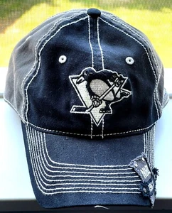 Pittsburgh Penguins NHL  Old Time Hockey Baseball Cap Hat Embroidered Team Logo - Picture 1 of 10